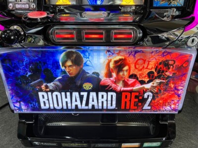 BIOHAZARD RE 2 Pachi-slo Japanese Slot Machine Resident Evil Coin