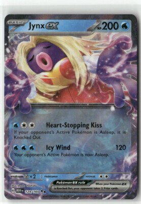 Jynx ex 124/165 Holo - Scarlet & Violet 151 - Pokemon TCG NM | eBay
