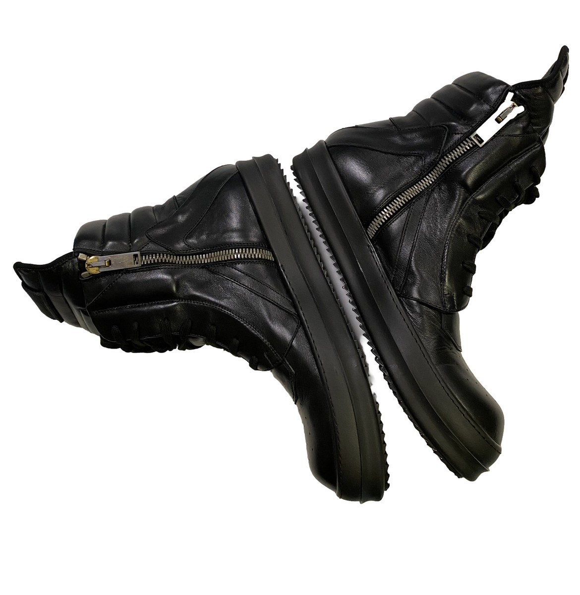 RICK OWENS TRIPLE BLACK GEOBASKET SHOES 2013 | eBay