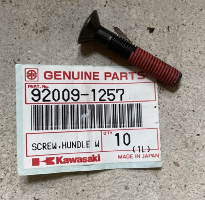 Kawasaki 92009-1257 Handle Weight Screw 8x45 EX KZ ZG ZN ZR ZX