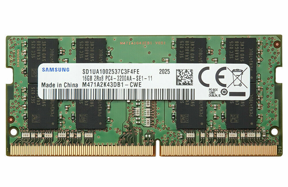 Samsung DDR4 16GB PC4-25600 3200MHz SO-Dimm Laptop RAM Memory | eBay