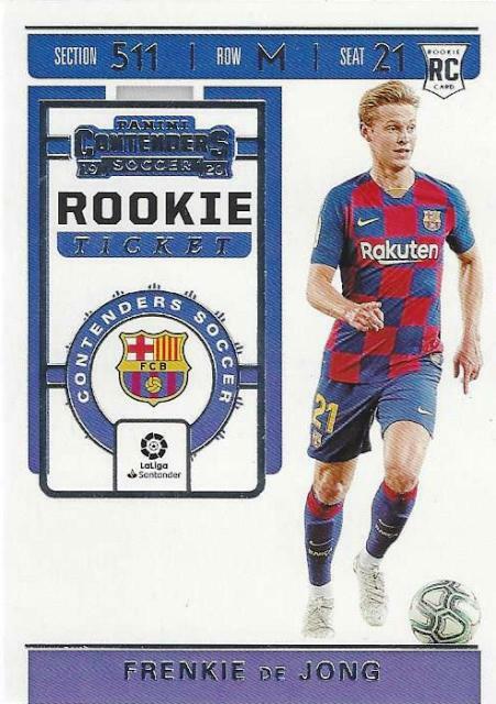 2019-20 Panini Chronicles Contenders Soccer Rookie Ticket Set Base