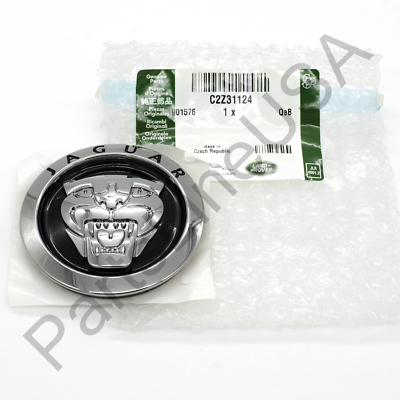Genuine Jaguar Grille Badge X-TYPE XJ XF X351 X358 70mm Black