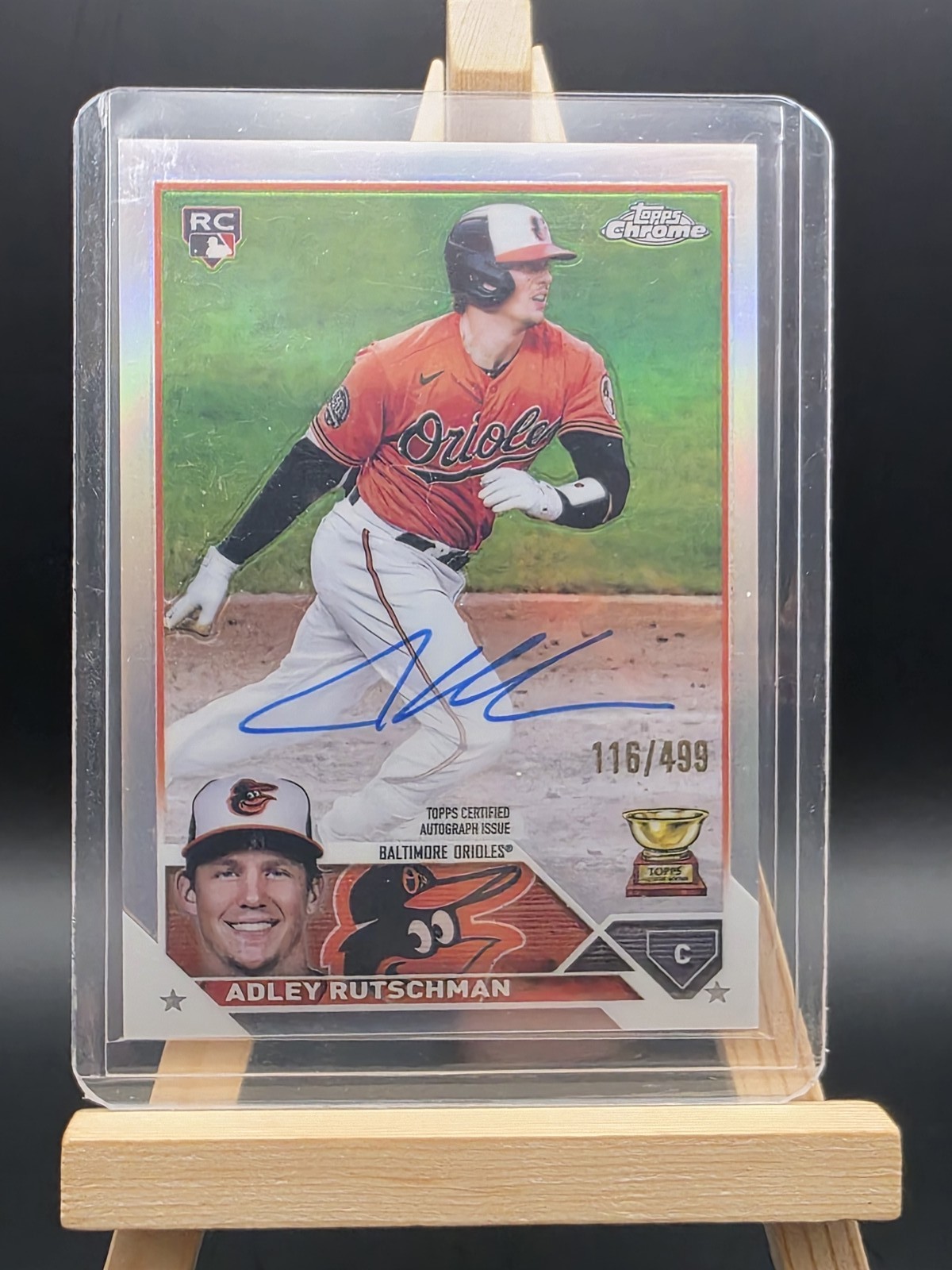 Adley Rutschman 2023 Topps Chrome #RA-AR Rookie Autographs