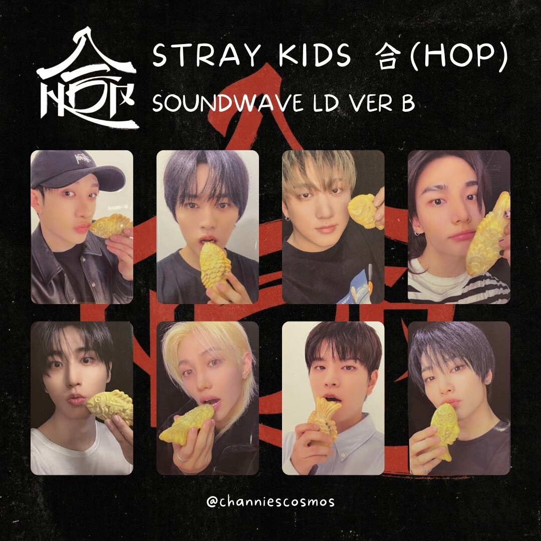 STRAY KIDS SKZHOP HIPTAPE '合 (HOP)' SOUNDWAVE LUCKY DRAW LD