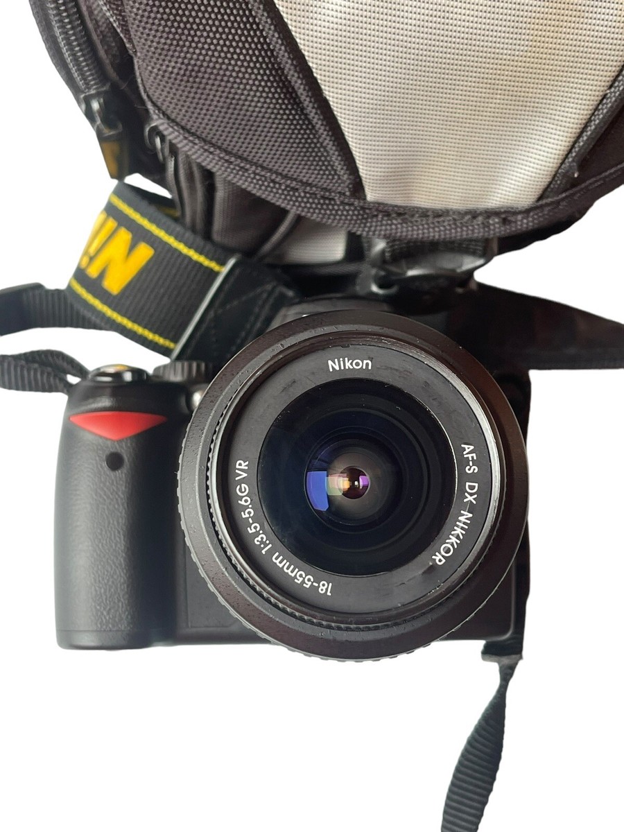 Nikon D60 DSLR Camera Black with AF-S DX Nikkor 18-55 mm VR Lens