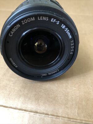 Canon Zoom Lens EF-S 18-55mm 1:3.5-5.6 Lens | eBay