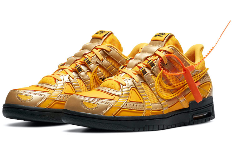 Size 6 - Off-White x Nike Air Rubber Dunk University Gold for sale