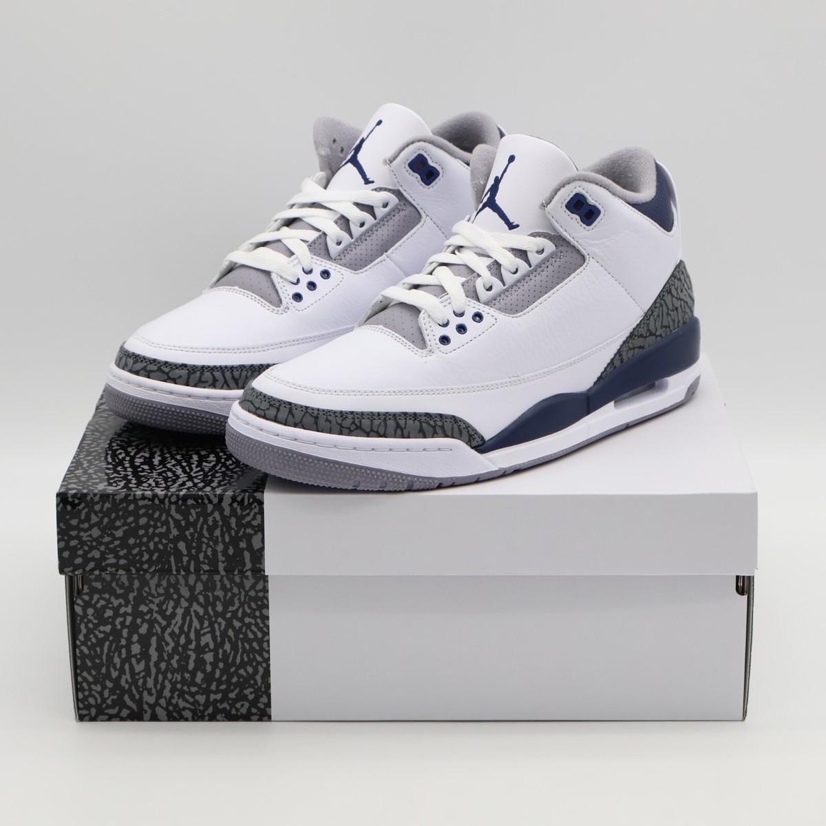 CT8532-140 Nike Air Jordan 3 Retro Midnight Navy (Men's) | eBay