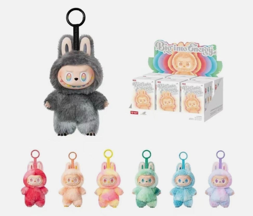 AUTHENTIC Labubu V3 The Monsters Big into Energy Series Vinyl