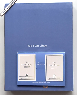TWICE Yes I am Jihyo Cobalt Blue ver. Photobook + Photocards +