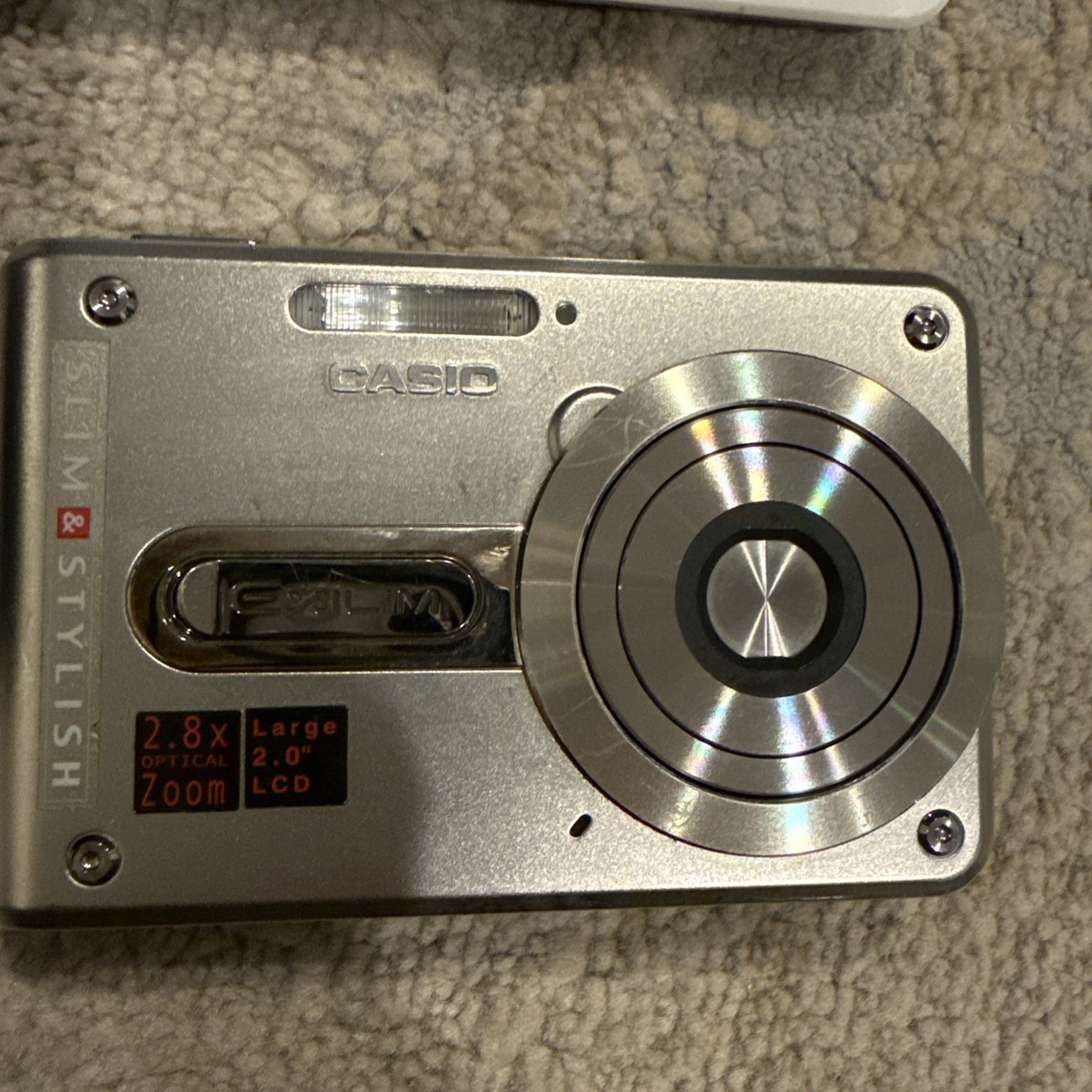 CASIO EXILIM EX-S100 3.2MP Digital Camera Only Works With Charger