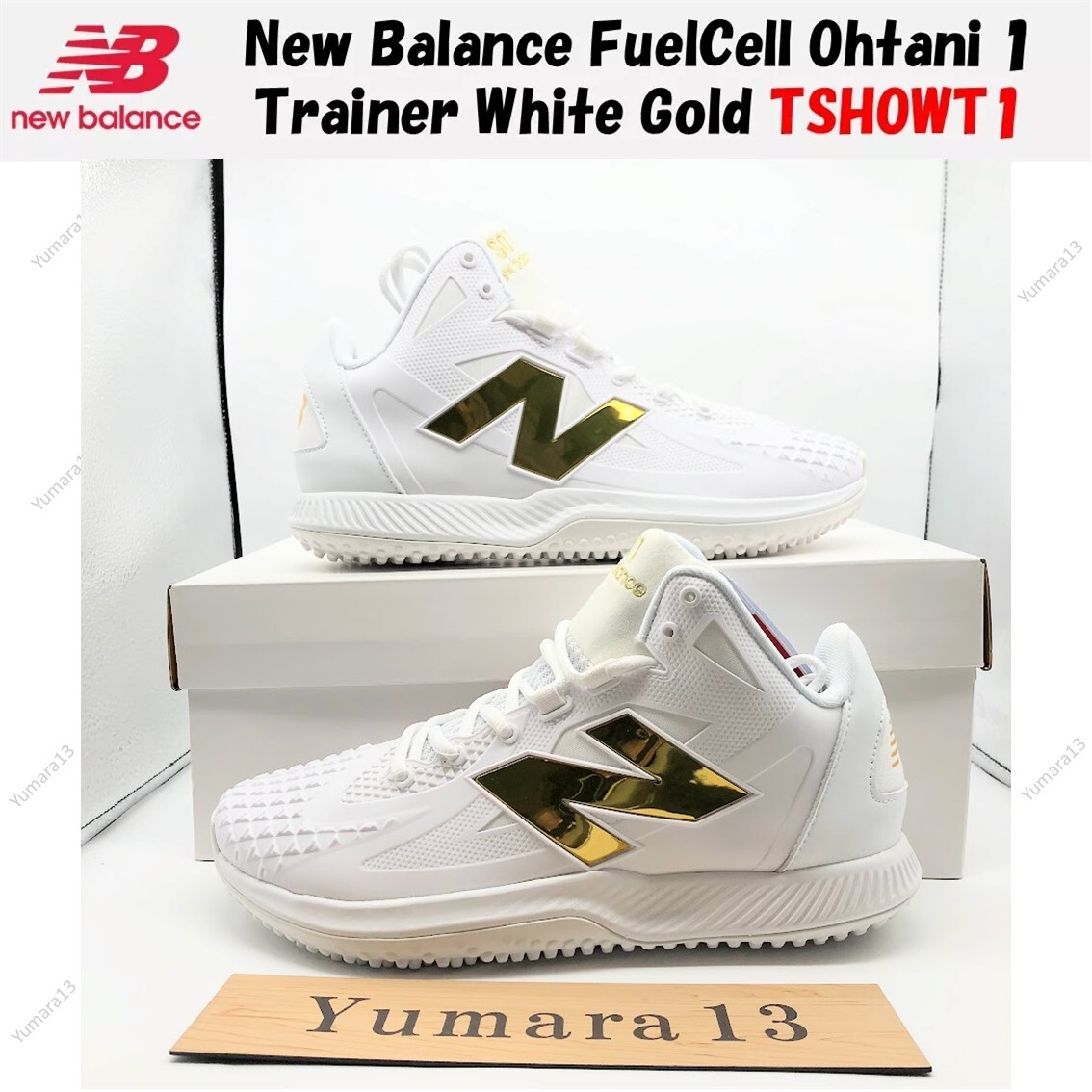 New Balance FuelCell Ohtani 1 Trainer White Gold TSHOWT1 Men's