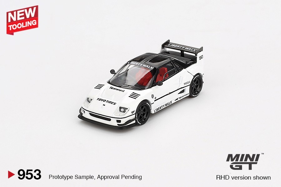 Mini GT 1:64 Mazda AZ-1 Liberty Walk LB40 White 2024 Tokyo Auto