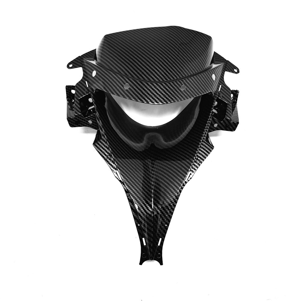 Carbon Fiber Front Headlight Nose Mid Fairing For KAWASAKI ZX6R