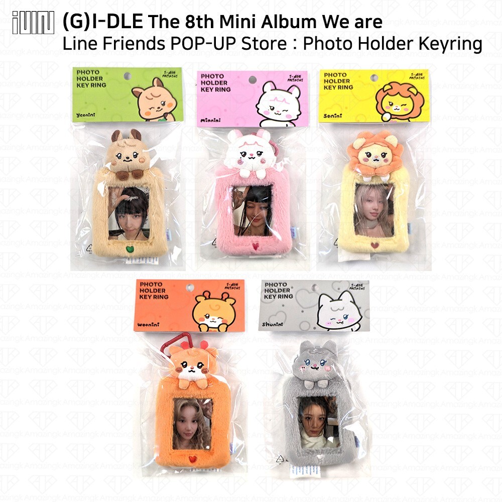 G)I-DLE The 8th Mini Album We are Line Friends POP UP Photo Holder