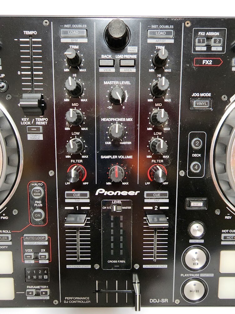 Pioneer DJ DDJ-SR Black DJ Controller Performance 2-Channel Serato