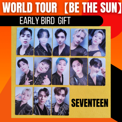 SEVENTEEN WORLD TOUR BE THE SUN Photo card TOUR-ING SVT Early Bird