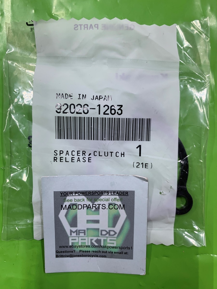 Kawasaki OEM 1984-2023 Vulcan Ninja Clutch Release Spacer 92026