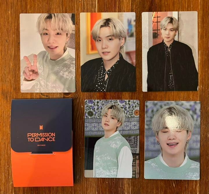 BTS SUGA PTD PERMISSION TO DANCE On Stage SEOUL Mini Photo Card PC