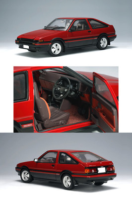 TOYOTA SPRINTER TRUENO (AE86) GT APEX-RED 1:18 by AUTOart BRAND