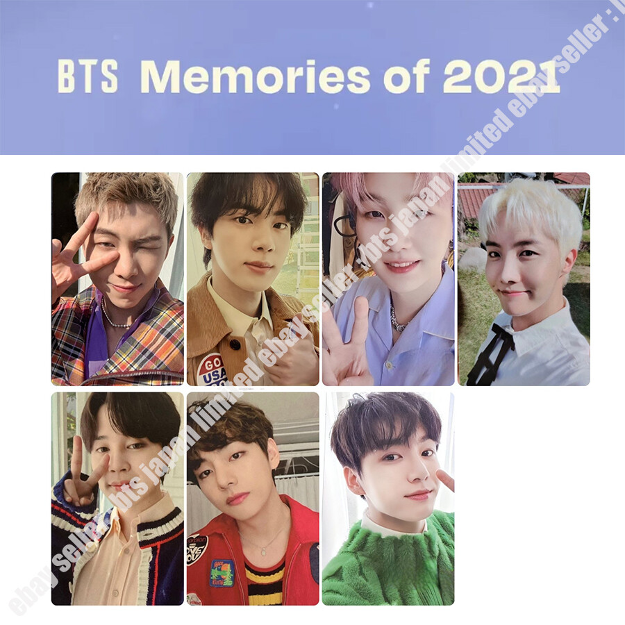 BTS Memories 2021 Blu-ray Official photocard RM JIN SUGA J-HOPE