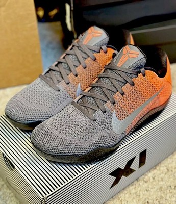 Size 9 - Nike Kobe 11 XI Easter Low Top 2016 Grey Orange 822675