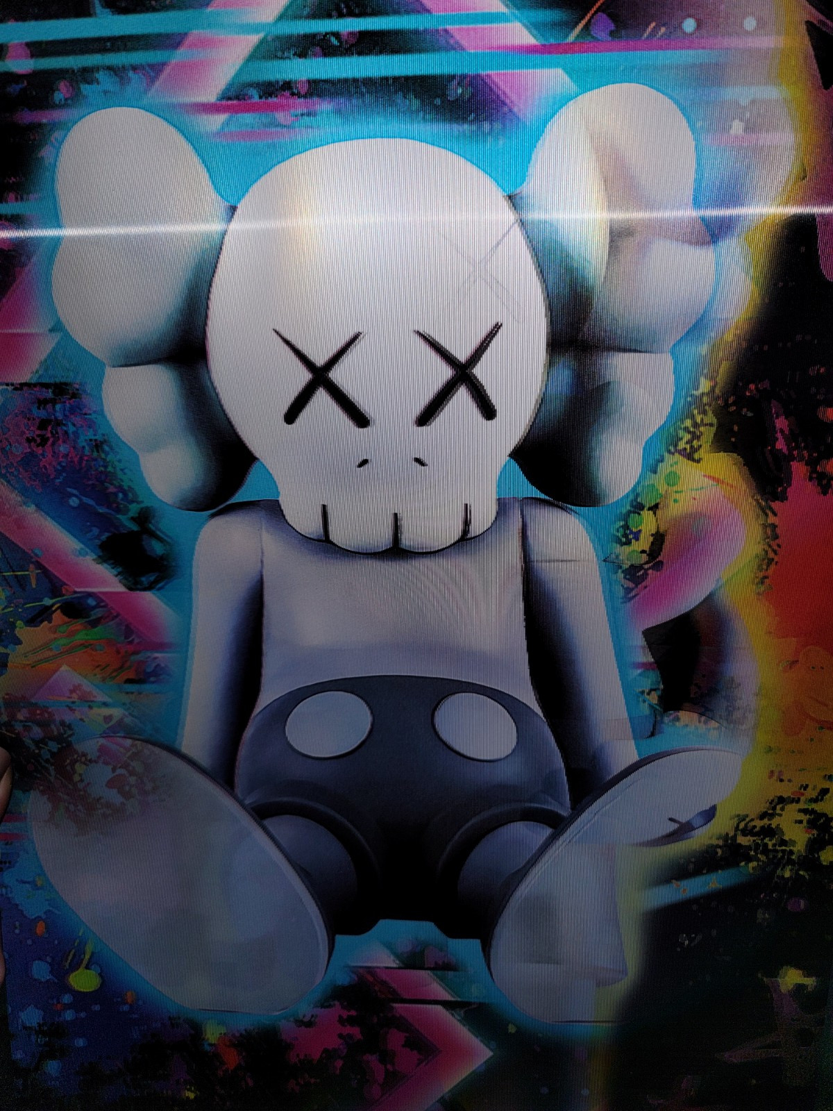 LENTICULAR POSTER 12X16 KAWS 2 | eBay