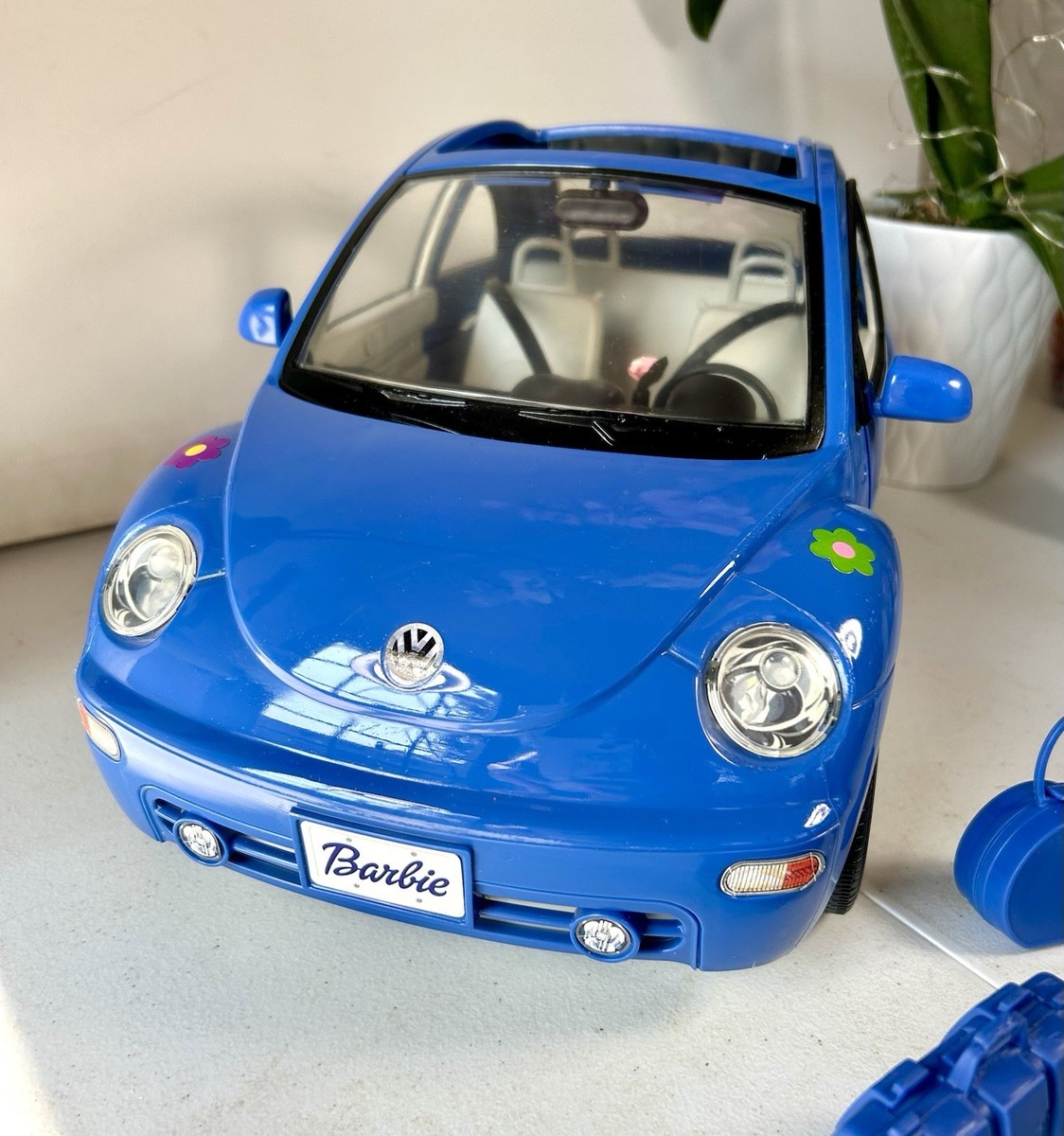 Vintage Barbie Volkswagen New Beetle VW Royal Blue, Mattel, Mint
