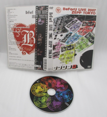 BeForU DVD FIRST LIVE 2006 & LIVE 2007 at Zepp Tokyo w/ autograph