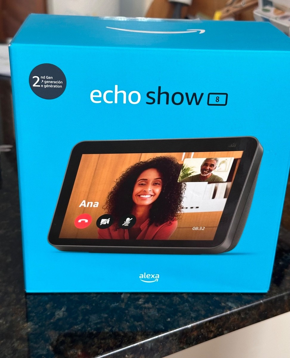 Amazon Echo Show 8 (2nd Gen) HD Smart Display - Black- Sealed | eBay