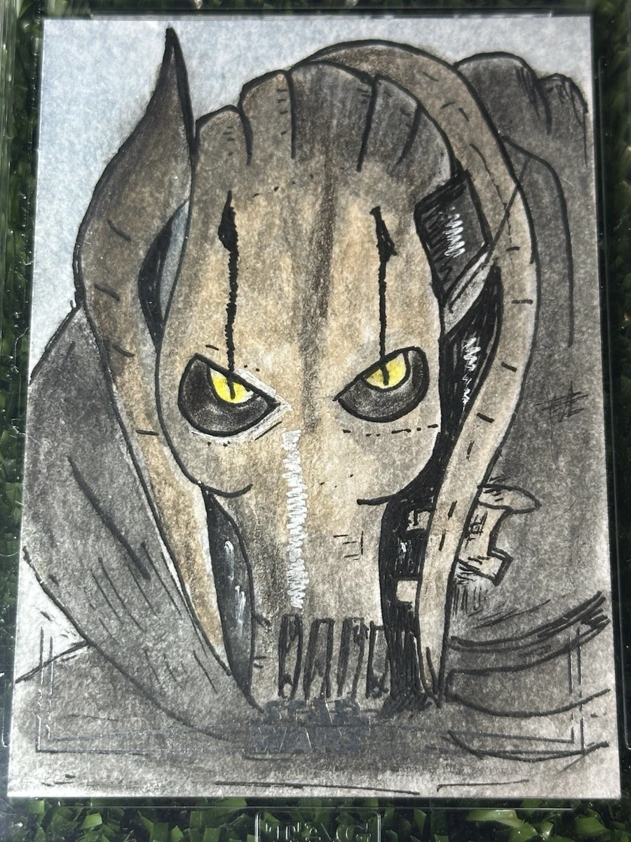 Star Wars グリーヴァス grievous sketch topps Star Wars