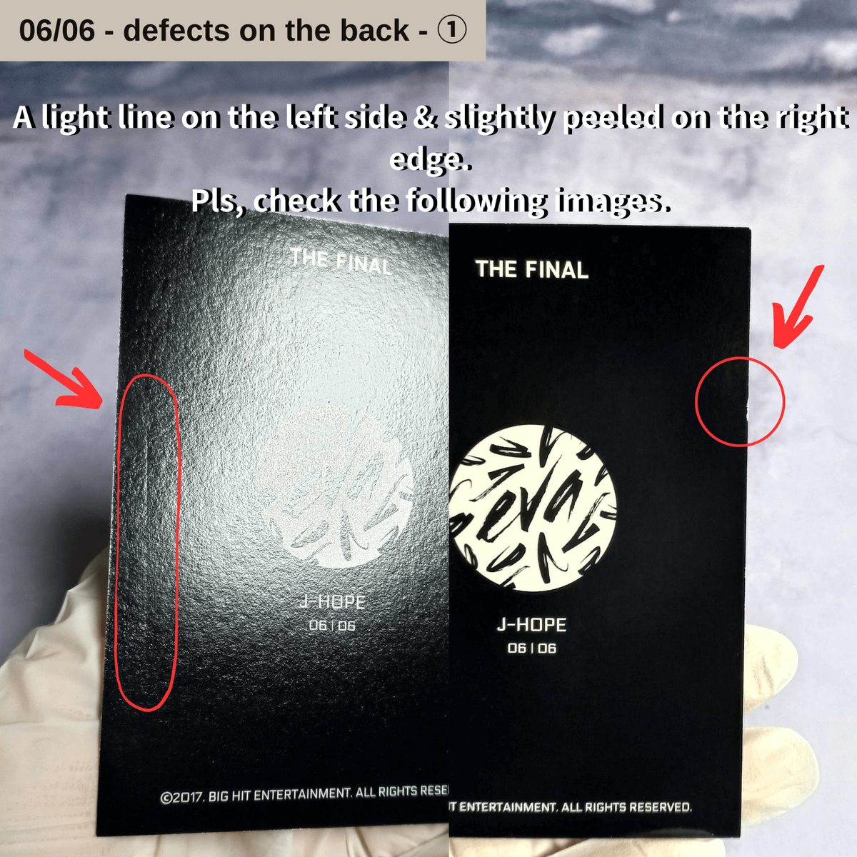 BTS 2017 THE WINGS TOUR Seoul The Final Official Mini Photo Card