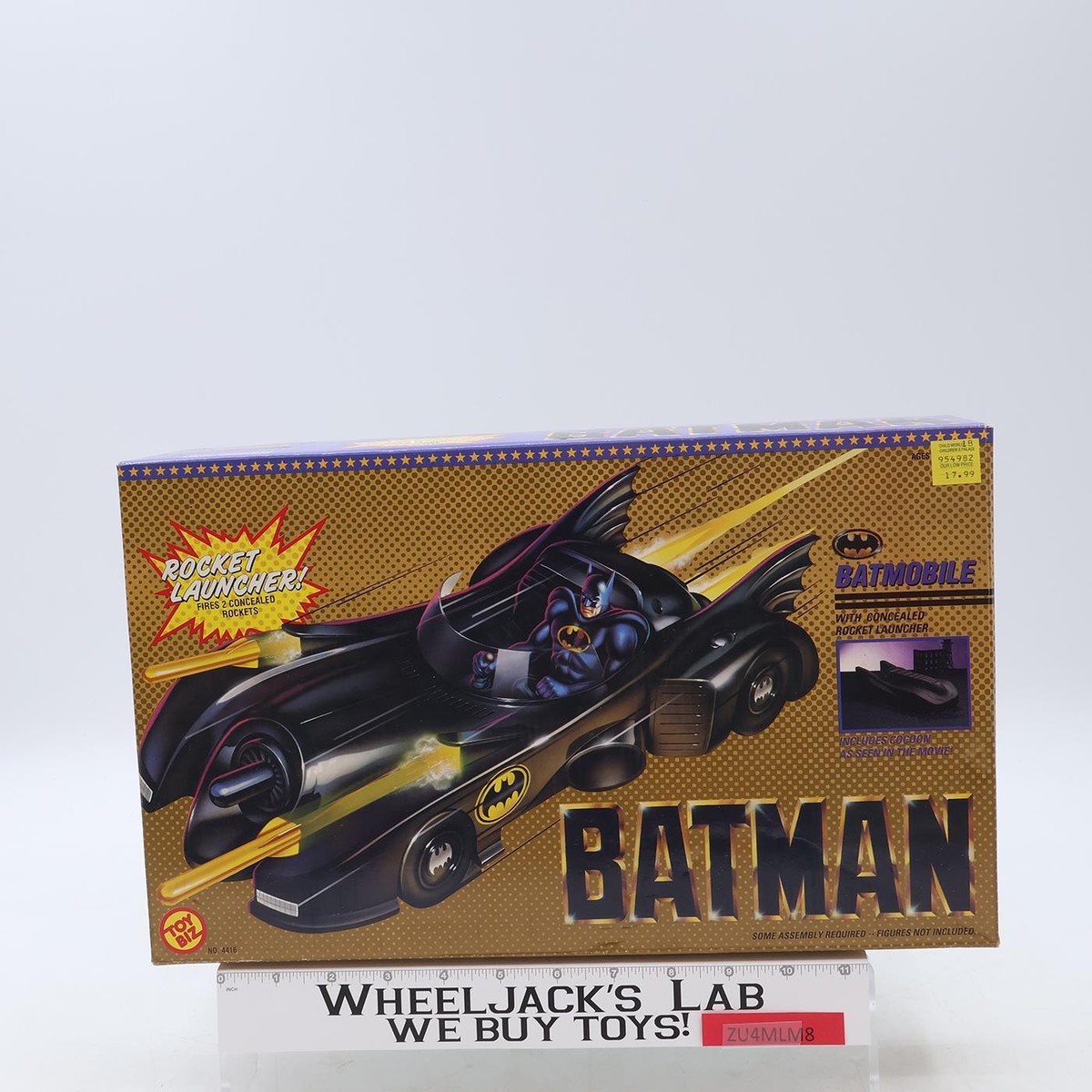 Rocket Launcher Batmobile DC Comics Batman 1989 Toy Biz Vintage