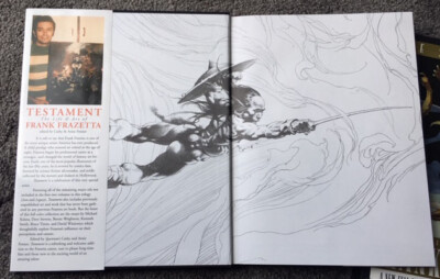 Frank Frazetta Testament Deluxe Ltd Edition Hardcover/Slipcase