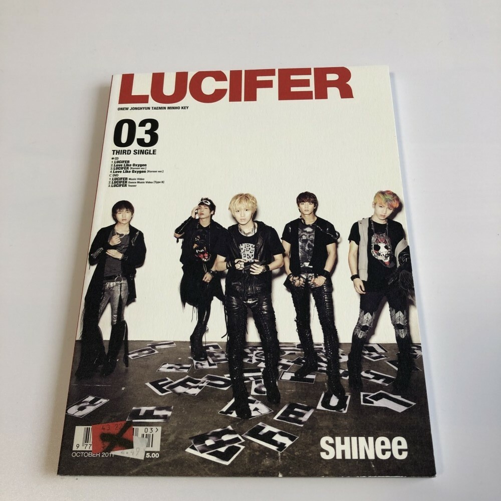 SHINee LUCIFER 03 CD+DVD+PHOTOBOOK JAPAN Type B Limited Edition | eBay