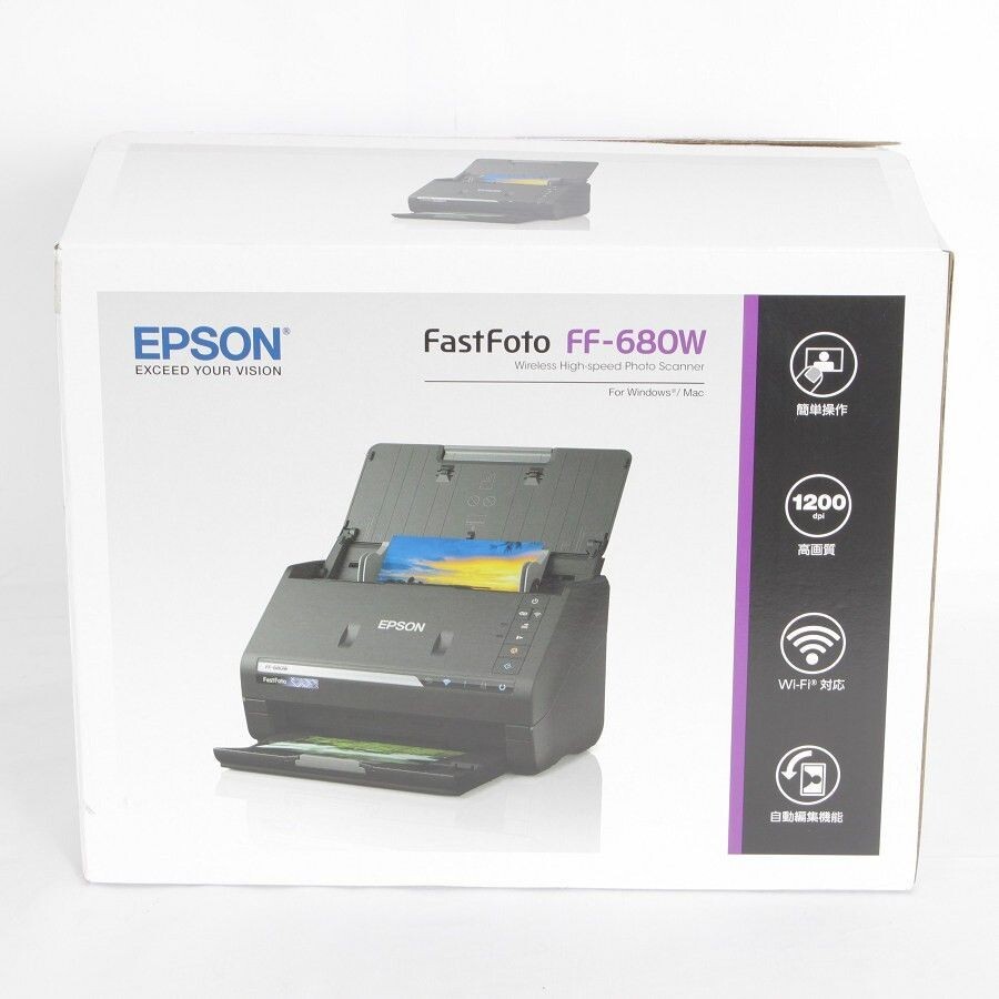 Epson FastFoto FF-680W Wireless High-Speed Photo And Document