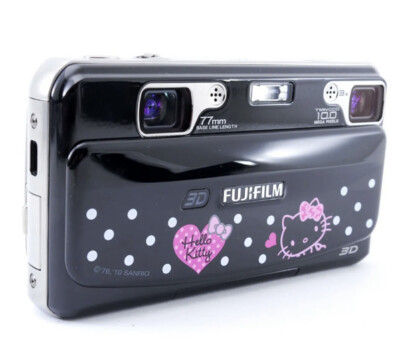 Fujifilm Fuji finepix 3D W1 hello kitty version digital camera