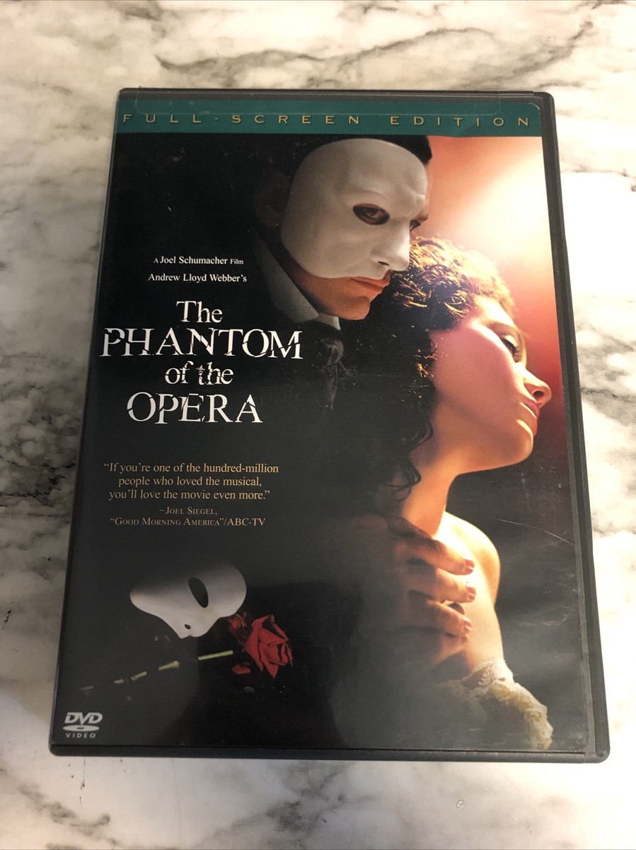 The Phantom of the Opera (DVD 2005 Full Screen) Gerard Butler