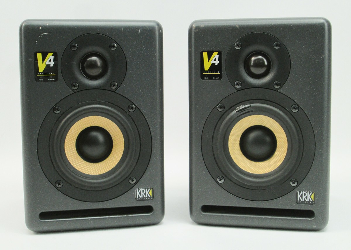 発送可!ケース付き】 KRK SERIES 2 V4 ペア モニター ジャンクKRK V4