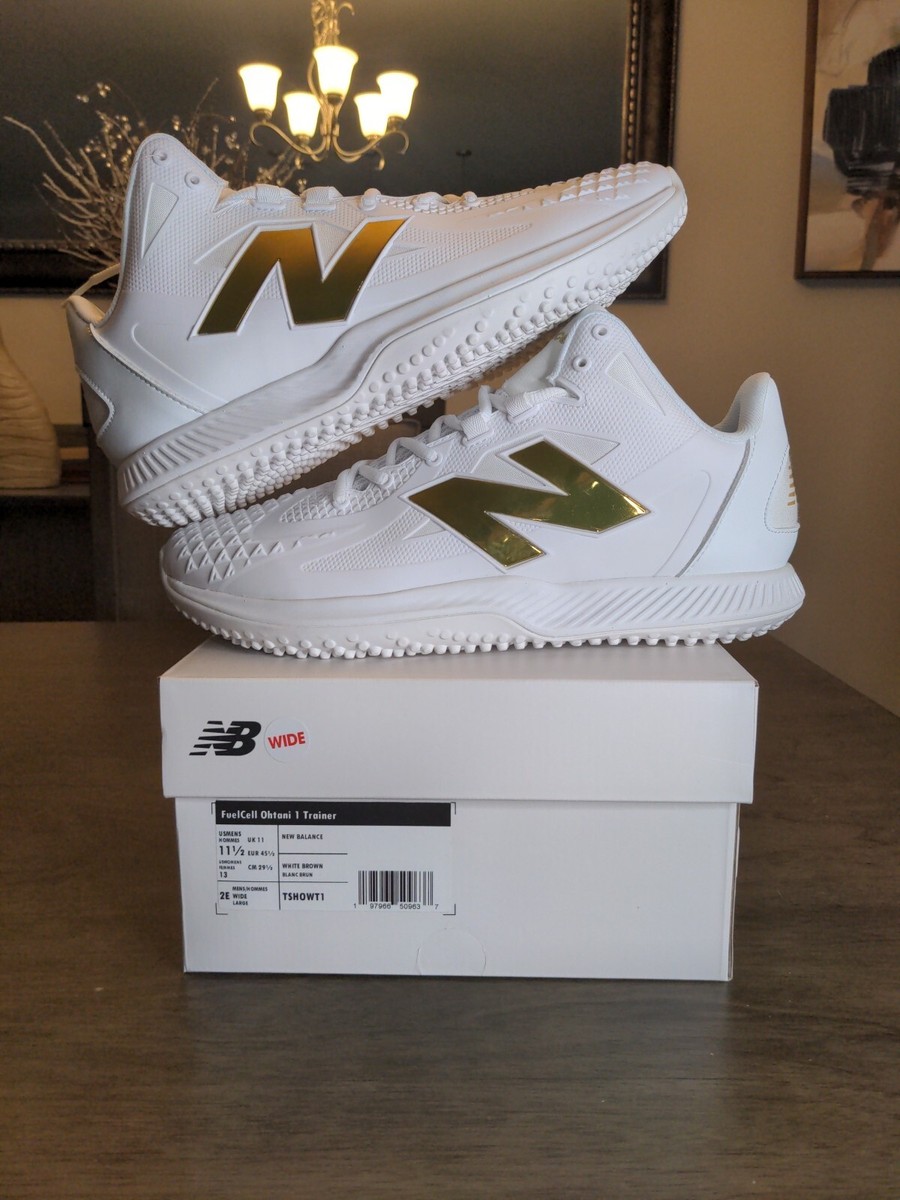 NEW BALANCE SO1 OHTANI 1 TRAINER WHITE SZ 11.5 WIDE 2E REPUTABLE