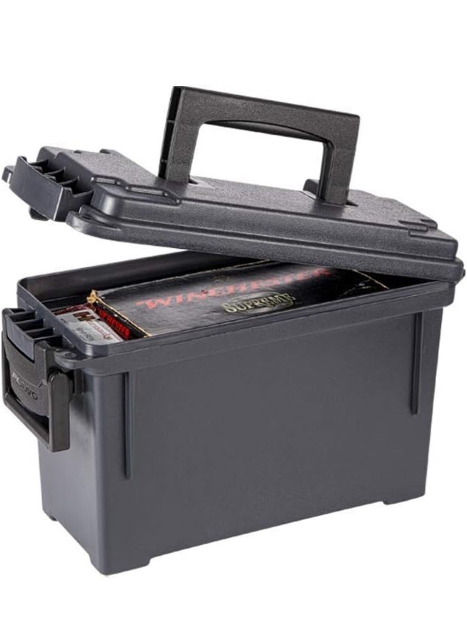Plano Field Ammo Box .30 Cal Lockable Black USA Made | eBay