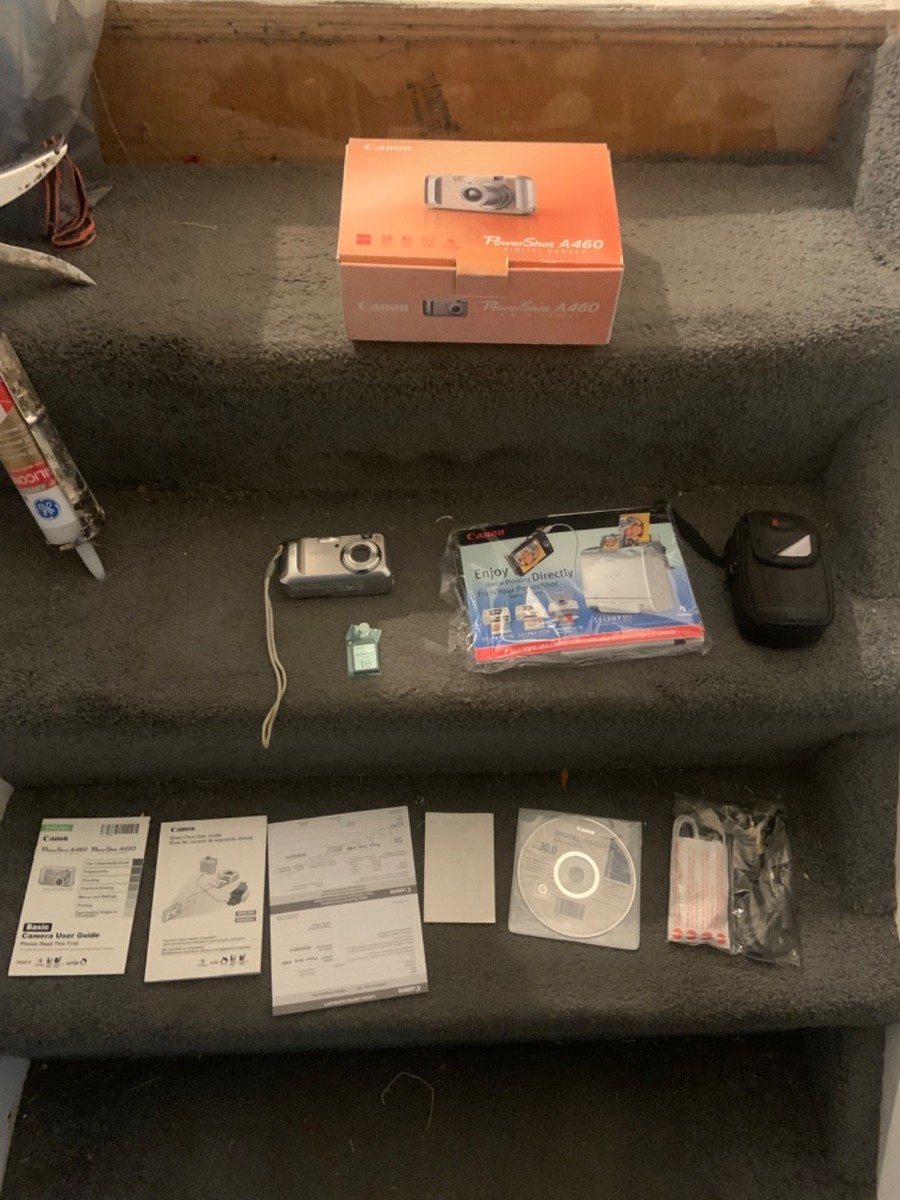 Canon Powershot A460 5.0MP 4x Zoom Lens Digital Camera PC1226 for