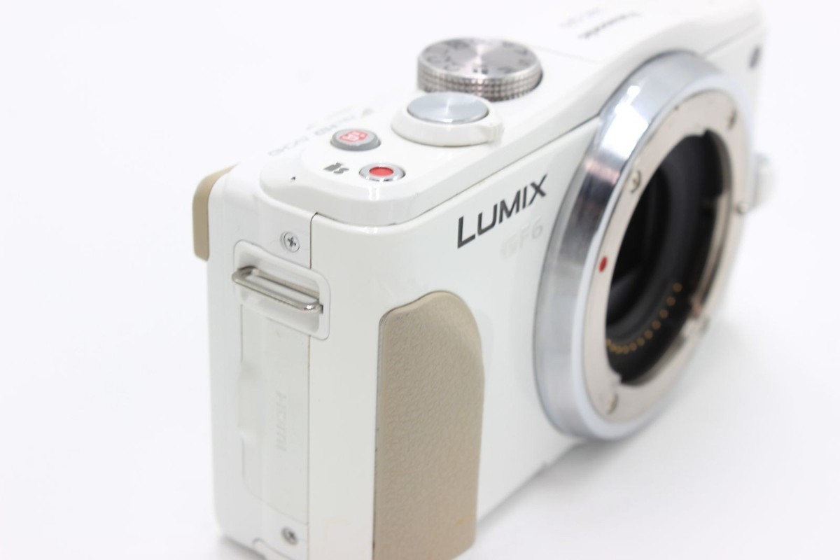 DMC-Gf6 Lumix White Mirrorless Single-Lens Panasonic Body DMC-Gf6