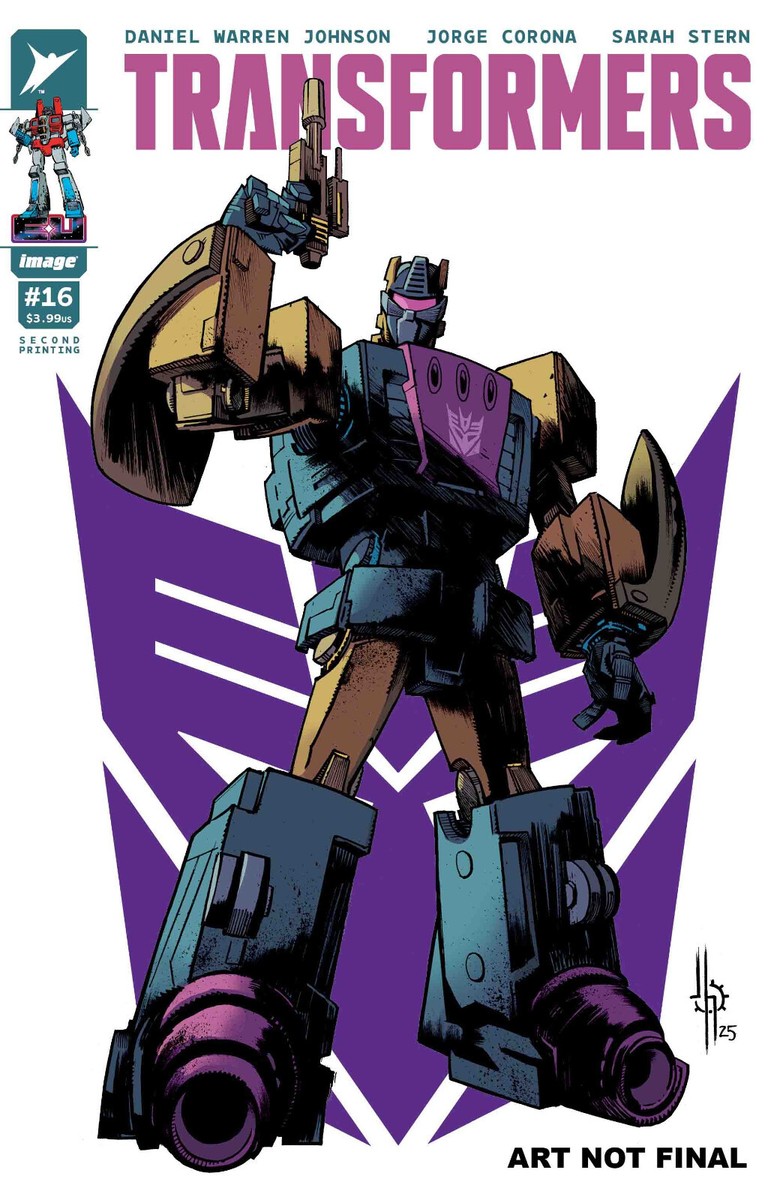 TRANSFORMERS #16 (2ND PRINT JASON HOWARD VARIANT A)(2025) COMIC