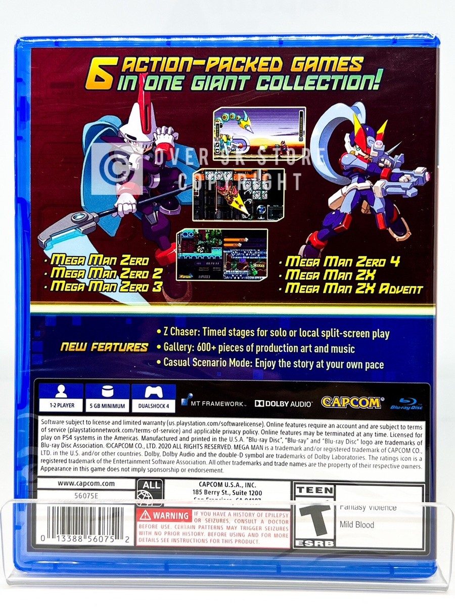 Mega Man X + Mega Man Zero/ZX Legacy Collection Edition - PS4