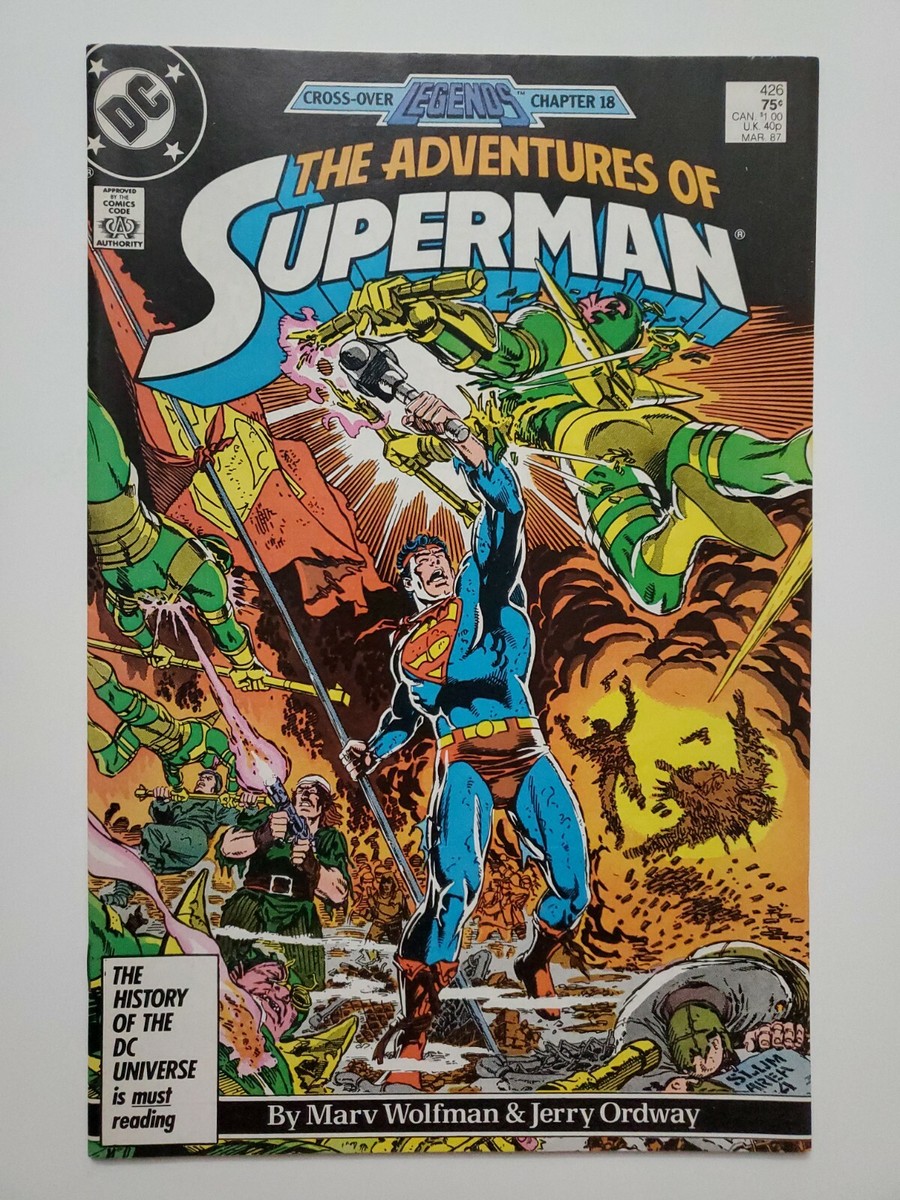 Adventures of Superman #426 Legends Cross-Over Chapter 18 Darkseid