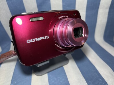 OLYMPUS VH-210 Compact digital camera ,15MP 5x,f2.8,R'Pink
