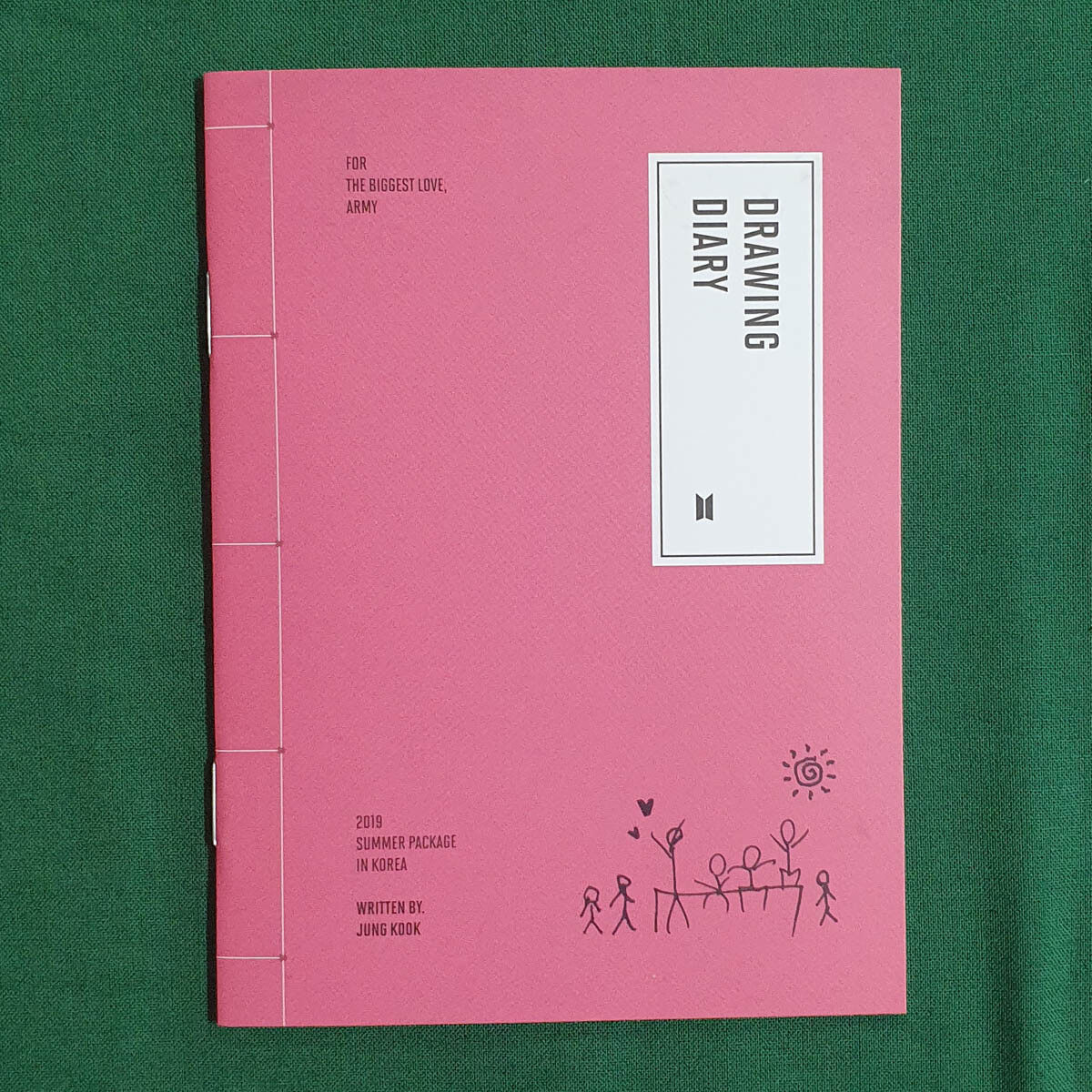Jungkook Official Drawing Diary BTS 2019 Summer Package in Korea