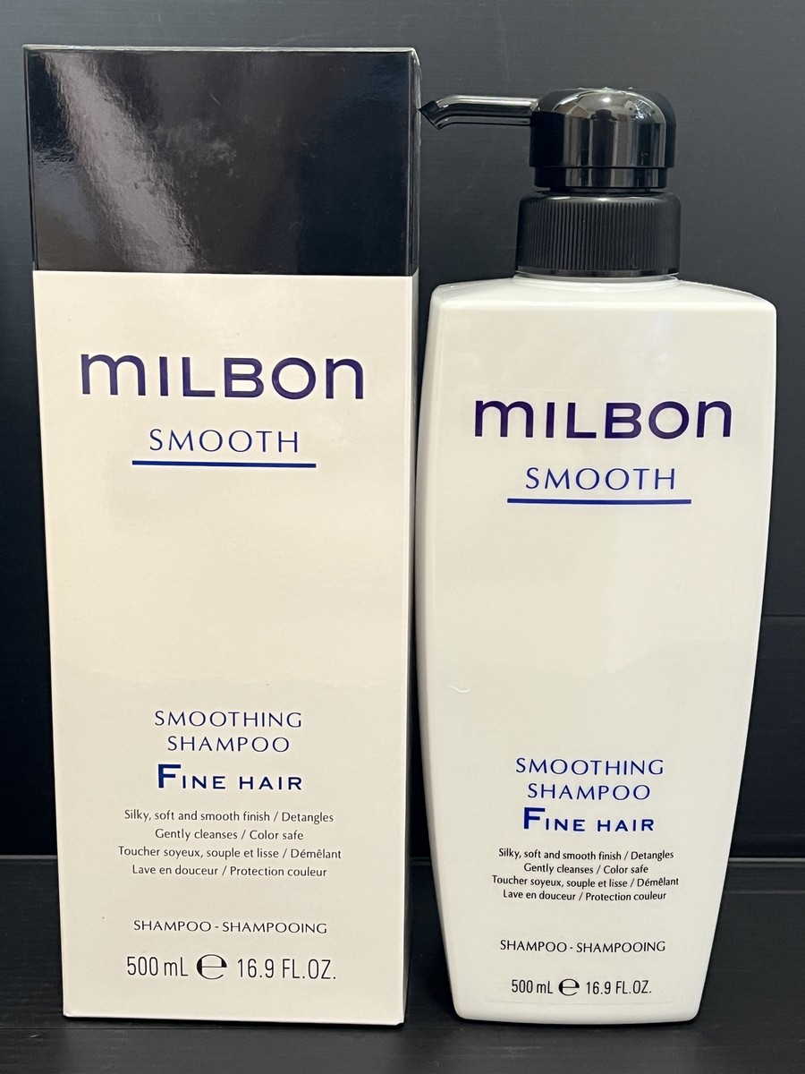 Milbon Smoothing F Fine Hair Shampoo 500mL & Treatment 500g Smooth